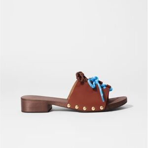 & Other Stories leather clog sandals